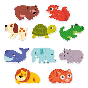 Puzzle Duo "Tiere"
