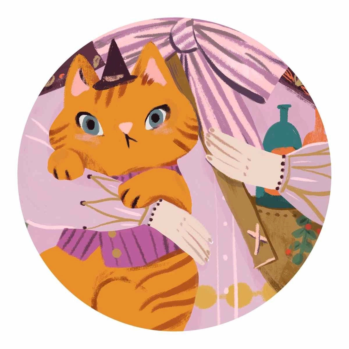 Bodenpuzzle Lily die Hexe 36-teilig