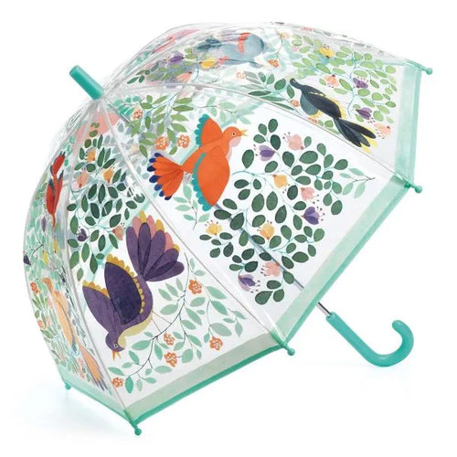 Kinderregenschirm Blumen & Vögel