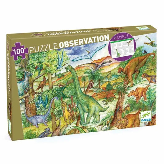 Wimmel-Puzzle "Dinosaurier" 100-teilig
