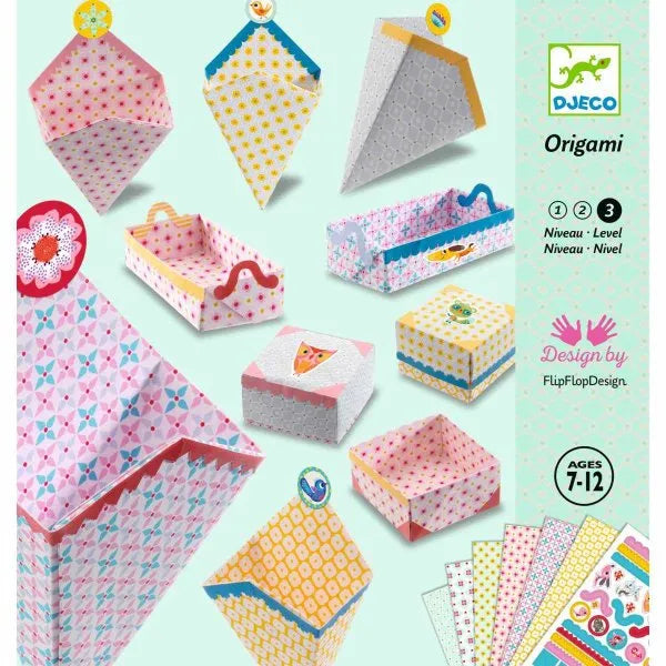 Origami Kleine Geschenkboxen