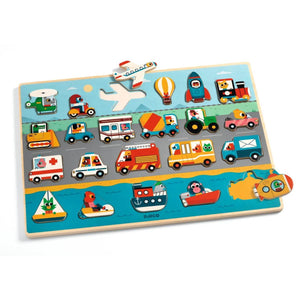 Holzpuzzle Vroom