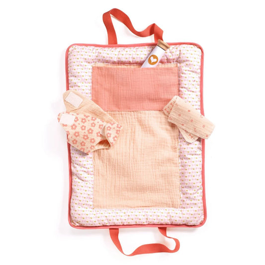 Pomea Puppen Wickeltasche Pink Peak