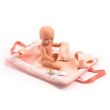 Laden Sie das Bild in den Galerie-Viewer, Pomea Puppen Wickeltasche Pink Peak