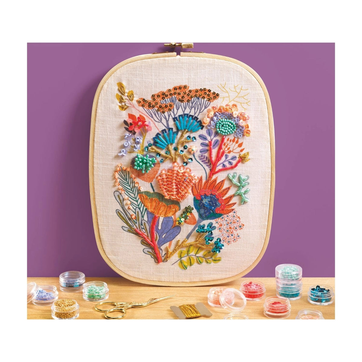 Atelier 58 "Perlenstickerei Blumen"
