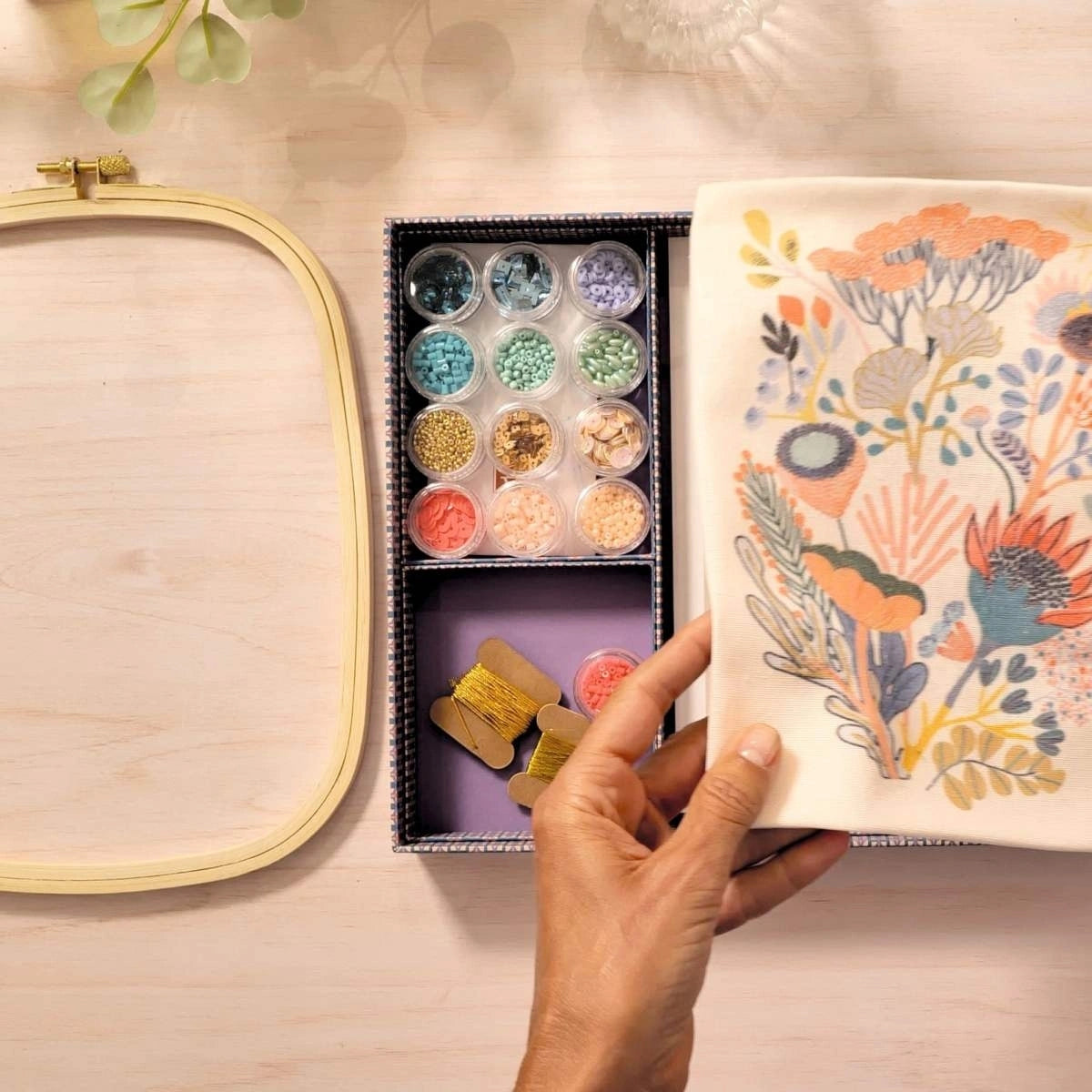 Atelier 58 "Perlenstickerei Blumen"