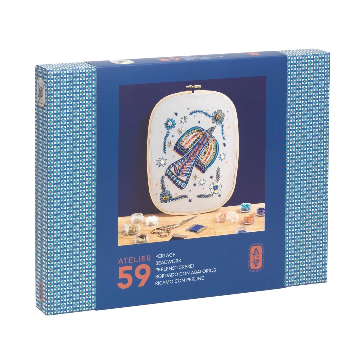 Atelier 58 "Perlenstickerei Vogel"