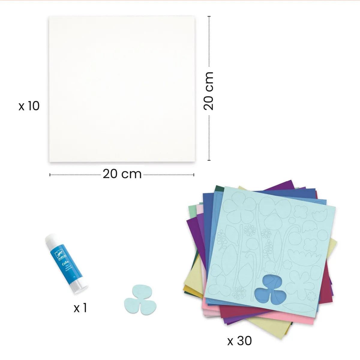 Bastelset Papier Collagen