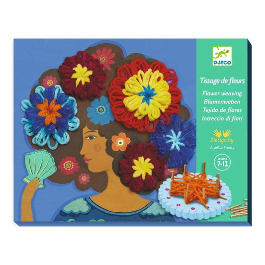 Weben - Blumen im Haar