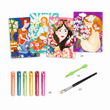 Laden Sie das Bild in den Galerie-Viewer, Sandbilder: Glitzersand Blumenduft