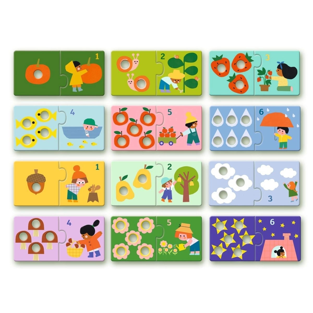 Puzzle Duo " Erste Zahlen"