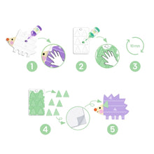 Laden Sie das Bild in den Galerie-Viewer, Malset für Kleine: Fingerfarbe - Kleine Formen