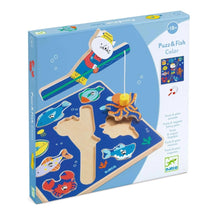 Laden Sie das Bild in den Galerie-Viewer, Holzpuzzle 2in1 Puzz &amp; Fish Color