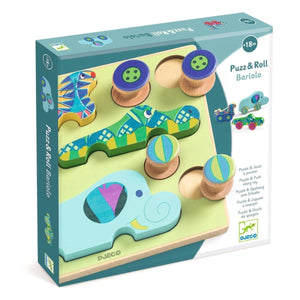 Holzpuzzle 2in1 Puzz & Roll Bariolo