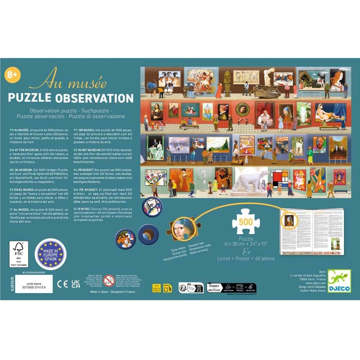 Wimmel-Puzzle "Museum" 500-teilig