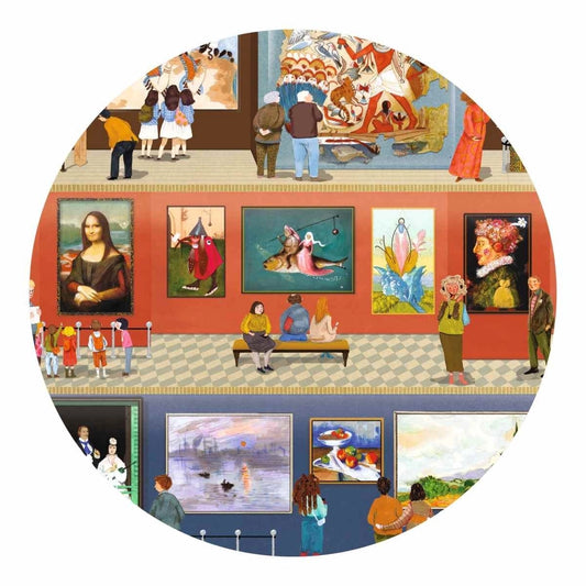 Wimmel-Puzzle "Museum" 500-teilig