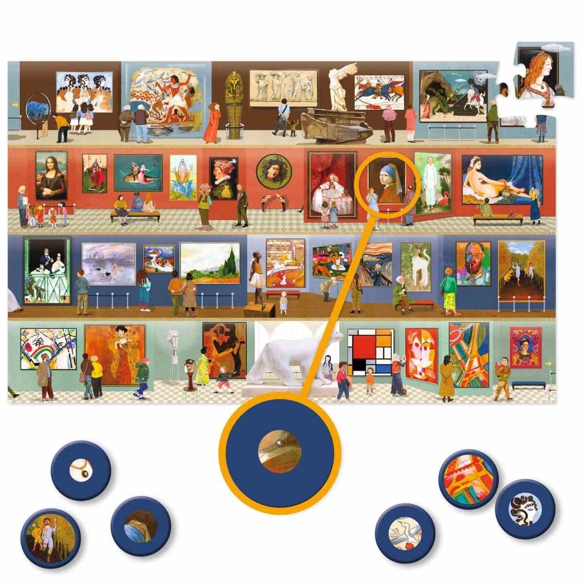 Wimmel-Puzzle "Museum" 500-teilig