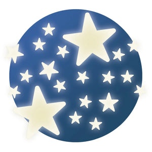 Wandsticker phosphoreszierende Sterne