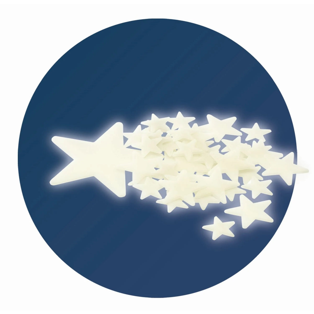Wandsticker phosphoreszierende Sterne