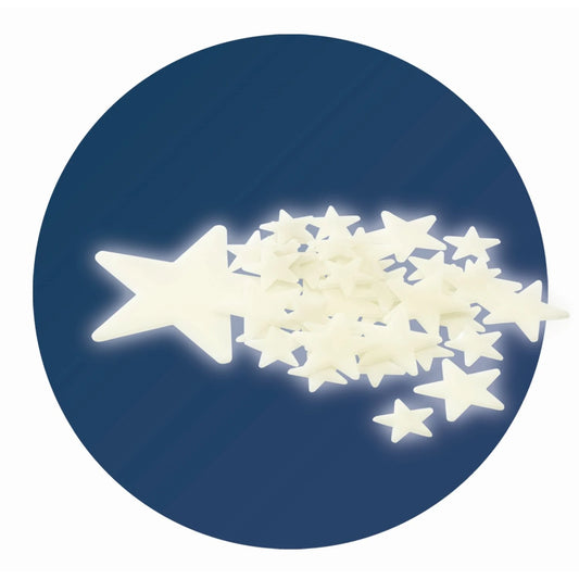 Wandsticker phosphoreszierende Sterne