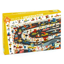 Laden Sie das Bild in den Galerie-Viewer, Wimmel-Puzzle &quot;Auto Ralley&quot; 54-teilig