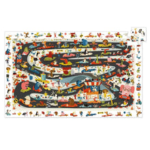 Laden Sie das Bild in den Galerie-Viewer, Wimmel-Puzzle &quot;Auto Ralley&quot; 54-teilig