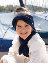 Laden Sie das Bild in den Galerie-Viewer, Stirnband Ella Tiefseeblau