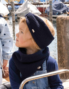Stirnband Ella Tiefseeblau