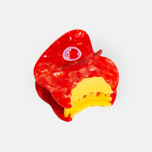 Haarklammer Apfel