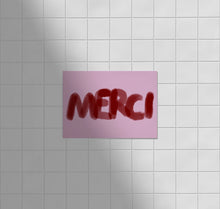 Laden Sie das Bild in den Galerie-Viewer, Postkarte &quot;Merci&quot;