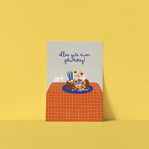 Postkarte "Alles Gute zum Geburtstag"