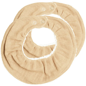 2er Set Ruffle Bib Wheat