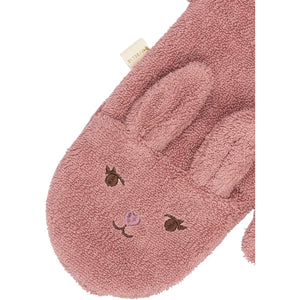 2er Set Waschlappen Bear & Bunny Ash Rose