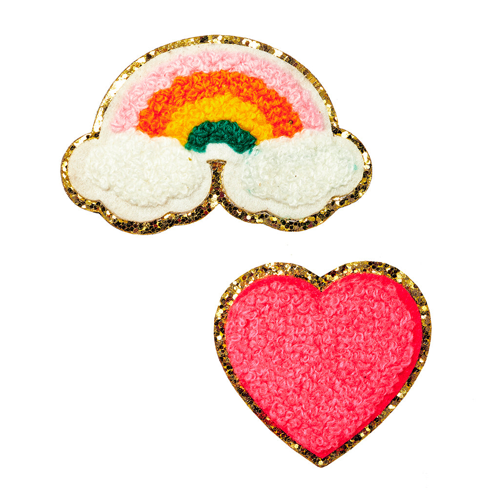 Dekosticker Rainbow & Heart