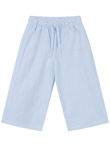 BLUE Vichykaro Hose Kids