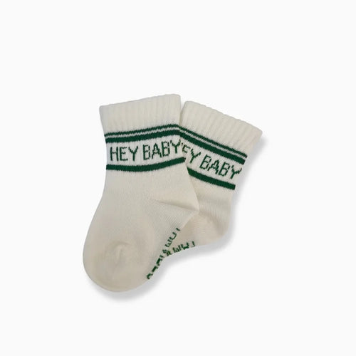 Hey Baby Socken milk/grün