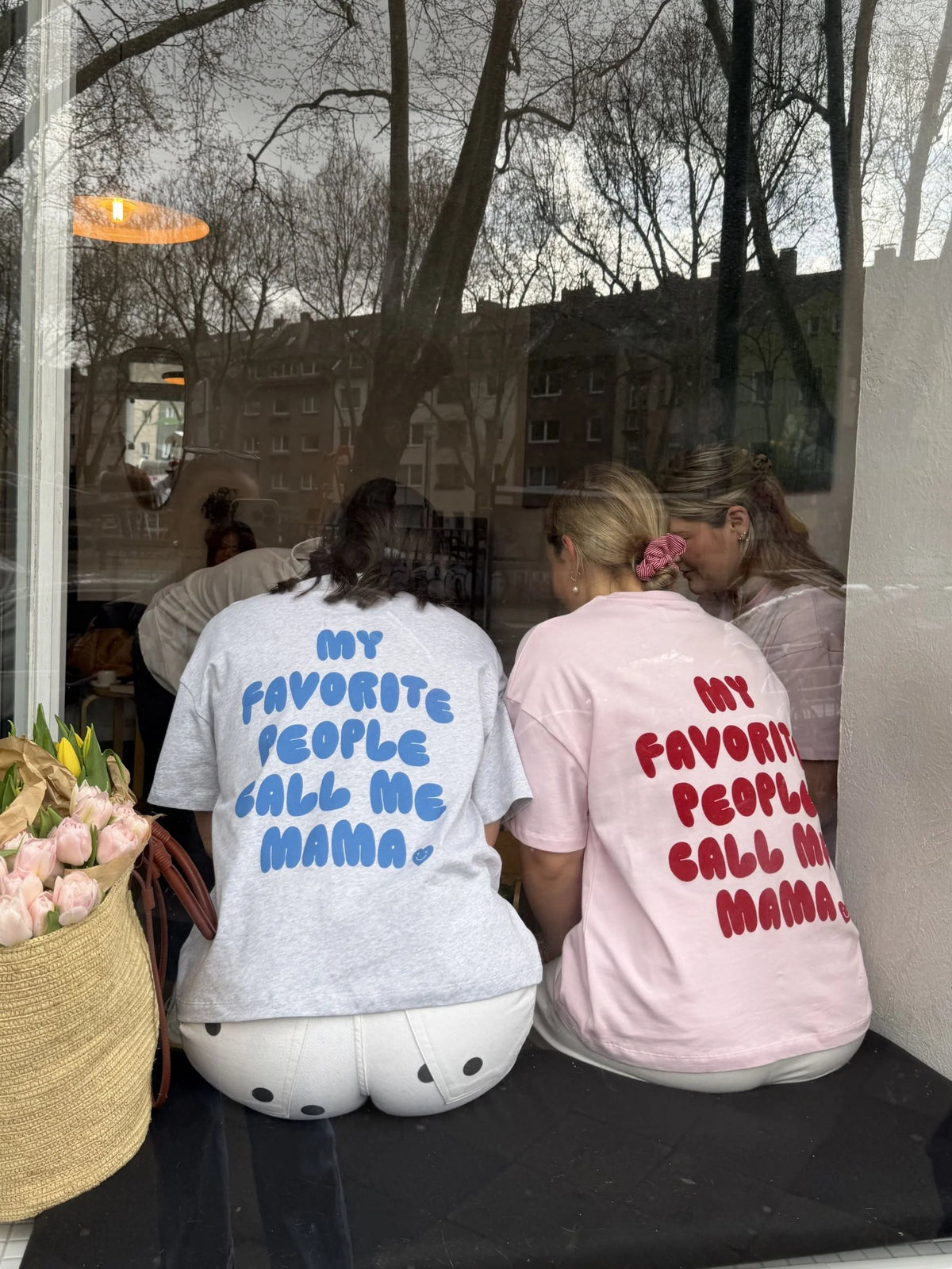 CALL ME MAMA T-Shirt grey