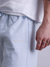 Laden Sie das Bild in den Galerie-Viewer, BLUE Vichykaro Hose Unisex