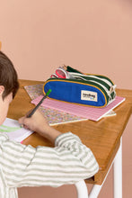 Laden Sie das Bild in den Galerie-Viewer, Federmäppchen Malo Tricolore Electric Blau