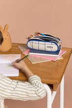 Laden Sie das Bild in den Galerie-Viewer, Federmäppchen Malo Tricolore Kariert