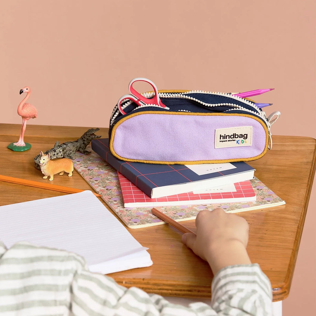 Federmäppchen Malo Tricolore Lila