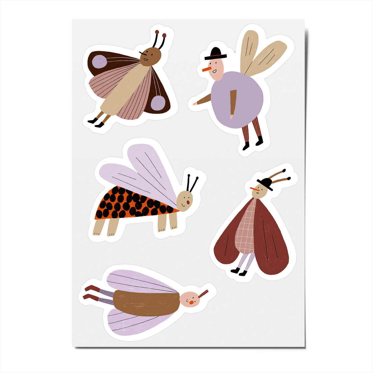 Reflektierende Sticker Flatterfreunde