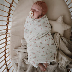 Swaddle Pastel Flowers