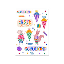 Laden Sie das Bild in den Galerie-Viewer, Spülmaschinenfeste Sticker "Schulkind"