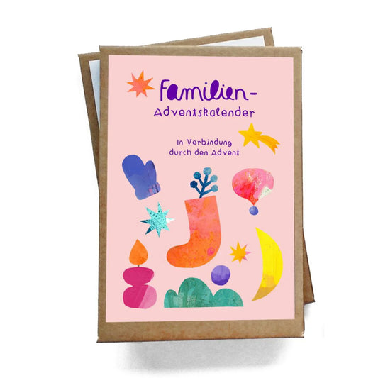 Adventskalender-Karten "Familienadventskalender"