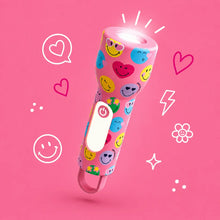 Laden Sie das Bild in den Galerie-Viewer, Glowy Taschenlampe SMILEY WORLD® rosa