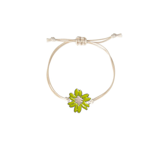 Armband Blume Grün
