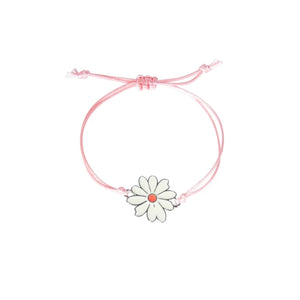 Armband Blume Weiß