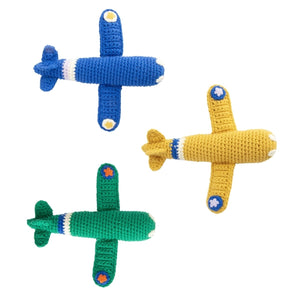 Häkelrassel Flugzeug