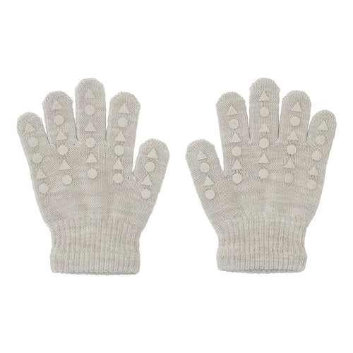 Fingerhandschuhe Merinowolle Sand